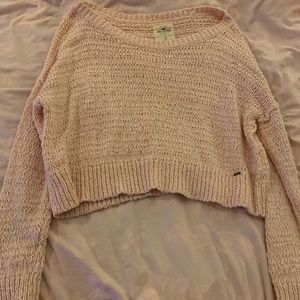 light pink hollister sweater